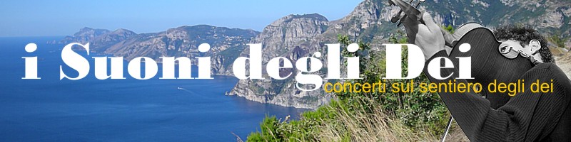 I SUONI DEGLI DEI - concerti sul sentiero degli dei-   la passione per la musica e l'amore per l'ambiente con una serie di concerti dalla classica alla contemporanea, che avranno luogo negli incantevoli scorci dei Monti Lattari, nel sagrato della chiesa di Santa Maria a Castro   e nei ruderi di antiche abitazioni rupestri . Ogni appuntamento prevede unescursione a piedi da Praiano, Agerola e Positano fino al sentiero, teatro naturale di questi luoghi, che spazia  da Punta Campanella all'isola di Capri.